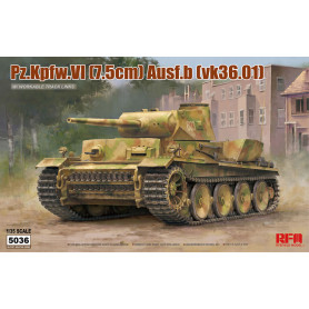 Pz.Kpfw.VI Ausf.B (VK36.01) chenilles fonctionnelles - 1/35 - RYE FIELD 5036