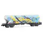 Wagon trémie céréaliers « Interfracht », avec graffitis ép. IV SNCF - N 1/160 - ARNOLD HN6739