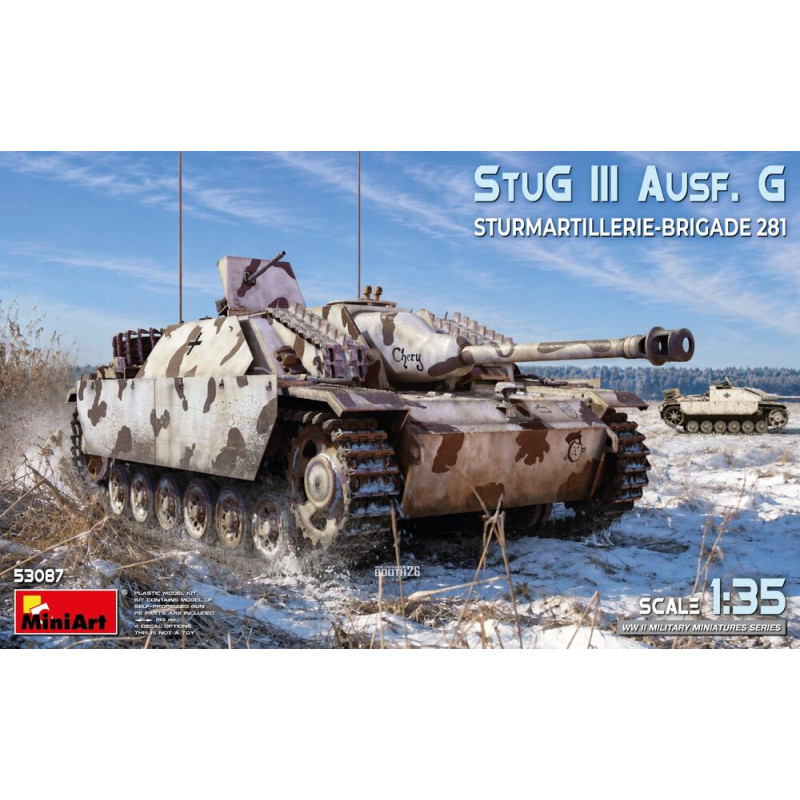 StuG III Ausf. G. Sturmartillerie-Brigade 281 - 1/35 - MINIART 53087