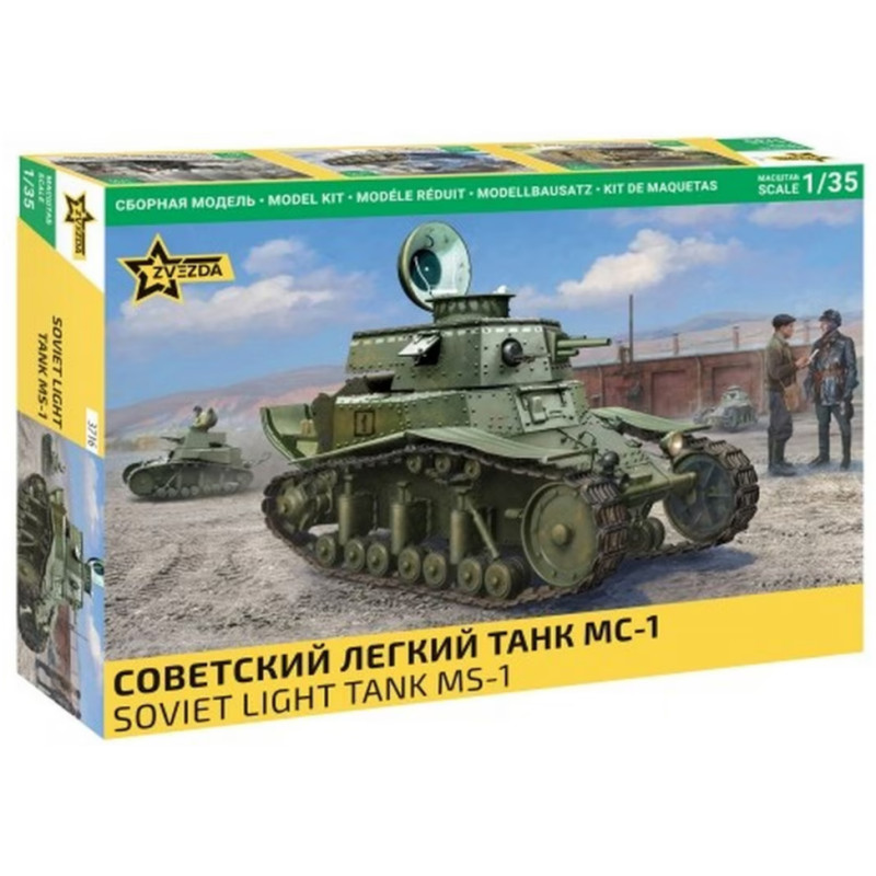 Soviet Light Tank MS-1 - 1/35 - ZVEZDA 3716