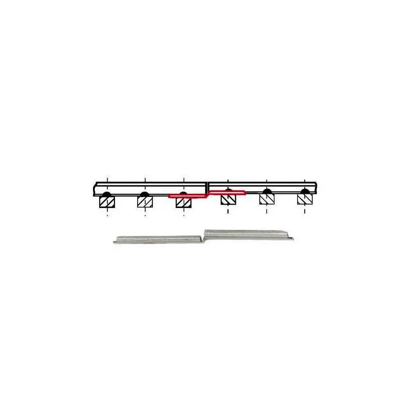 Eclisses d'adaptation voie A PIKO vers voie Rocoline - HO 1/87 - Piko 55294