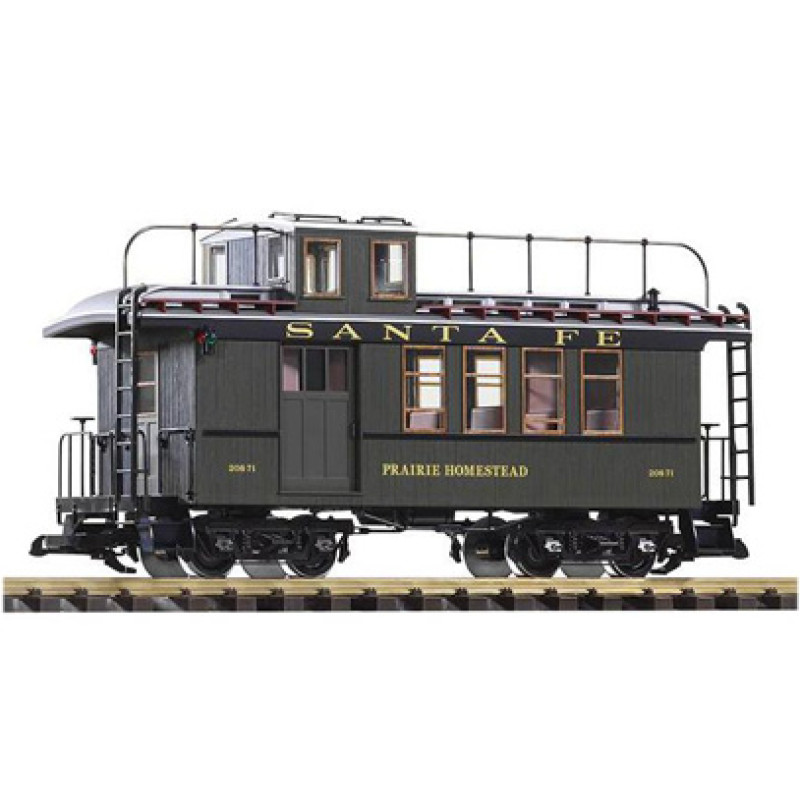 Wagon Caboose Santa Fe - G 1/22,5 - PIKO 38623