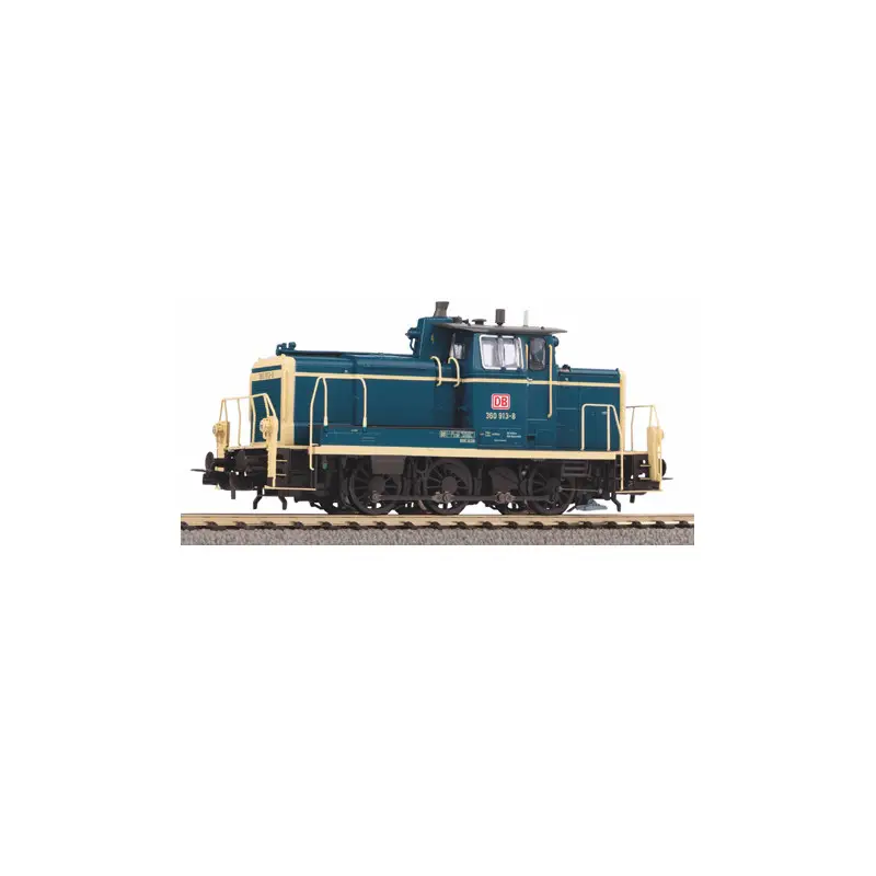 Locomotive diesel BR360 bleue/beige ép. V DB digitale sonore - HO 1/87 - PIKO 52833