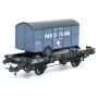 UFR mono porteur ép III avec remorque Paris-Turin - HO 1/87 - REE WB-050