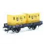 Plat Ocem 29 ép III avec containeurs Bailly - HO 1/87 - REE WB-126