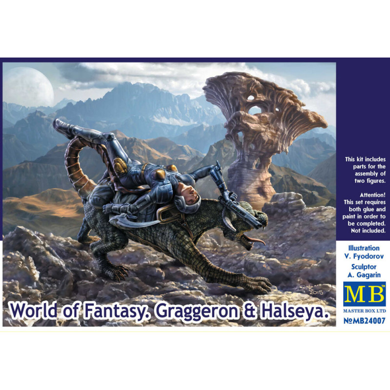 World of Fantasy. Graggeron & Halseya - 1/24 - MASTER BOX 24007