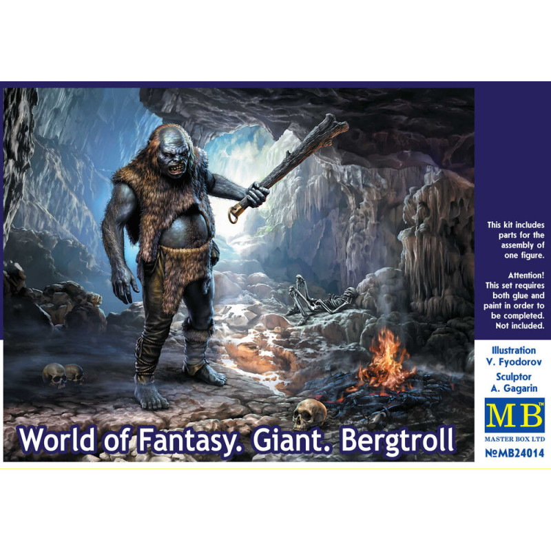 Monde fantastique. Troll des montagnes géant - 1/24 - MASTER BOX 24014