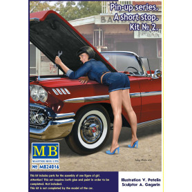 Série Pin-up. Un court arrêt. Kit n°2 - 1/24 - MASTER BOX 24016
