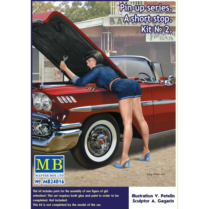 Série Pin-up. Un court arrêt. Kit n°2 - 1/24 - MASTER BOX 24016