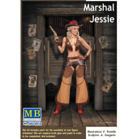Marshal Jessie Western Style Pin-Up Cowgirl - 1/24 - MASTER BOX 24018