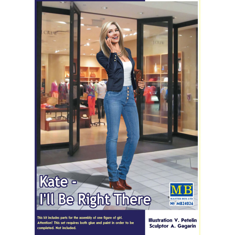 Kate, J'arrive tout de suite (série Dangerous Curves) - 1/24 - MASTER BOX 24026