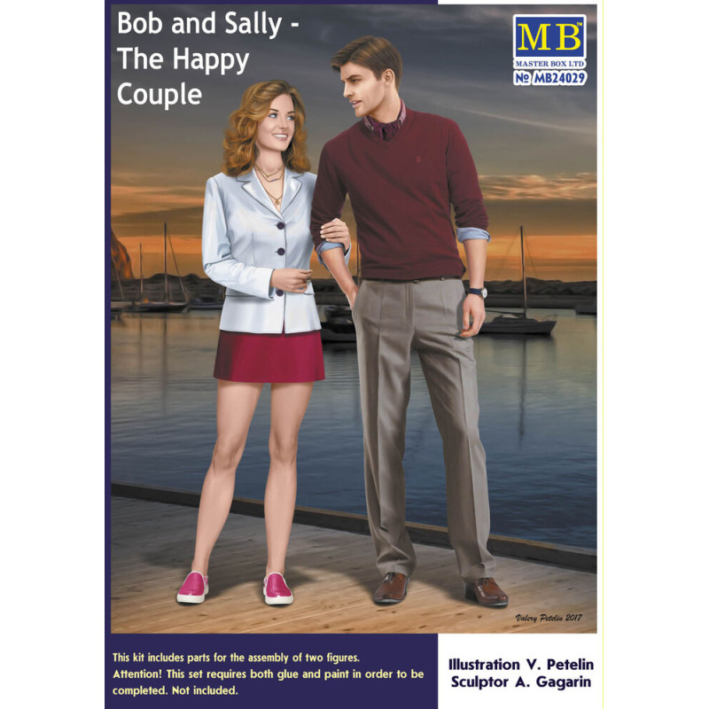 Bob et Sally Le Couple Heureux - 1/24 - MASTER BOX 24029