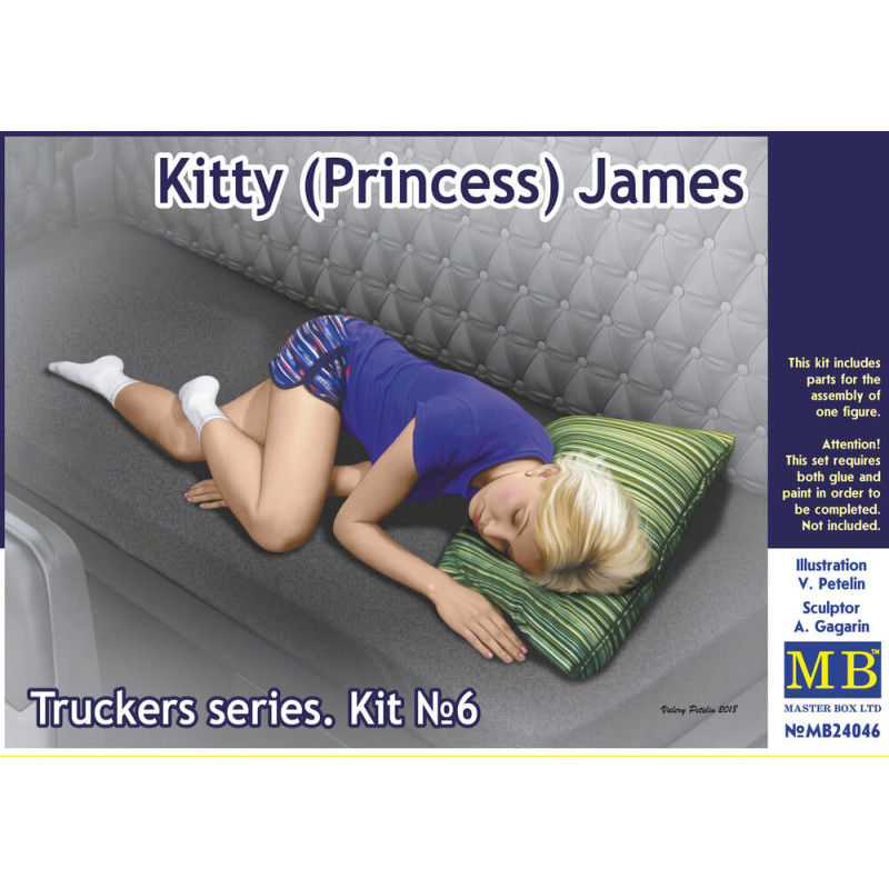 Série Truckers, Kitty (Princesse) James - 1/24 - MASTER BOX 24046
