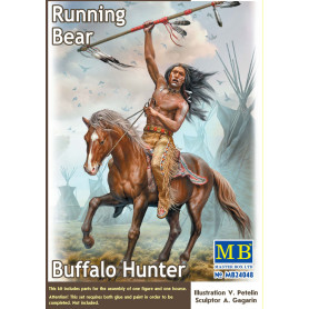 Chasseur de bisons, Running Bear - 1/24 - MASTER BOX 24048