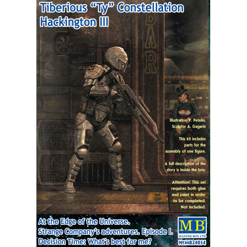Tiberius « Ty » Constellation Hackington III, Edge - 1/24 - MASTER BOX 24054
