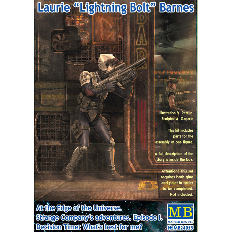 Laurie, Lightning Bolt Barnes - 1/24 - MASTER BOX 24055