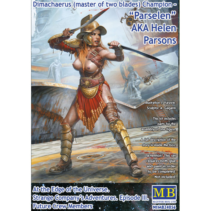 Dimachaerus, maître des deux lames, Parselen/Helen - 1/24 - MASTER BOX 24056