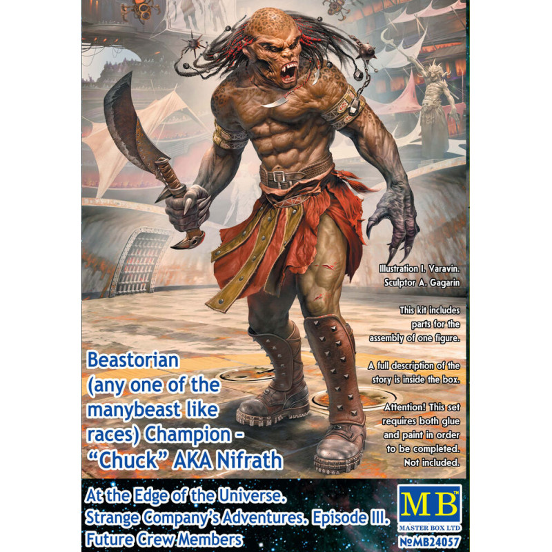 Beastorian, Champion "Chuck" alias Nifrath, Ép. III - 1/24 - MASTER BOX 24057