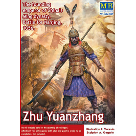 Zhu Yuanzhang, fondateur Ming, bataille Nankin 1356 - 1/24 - MASTER BOX 24059