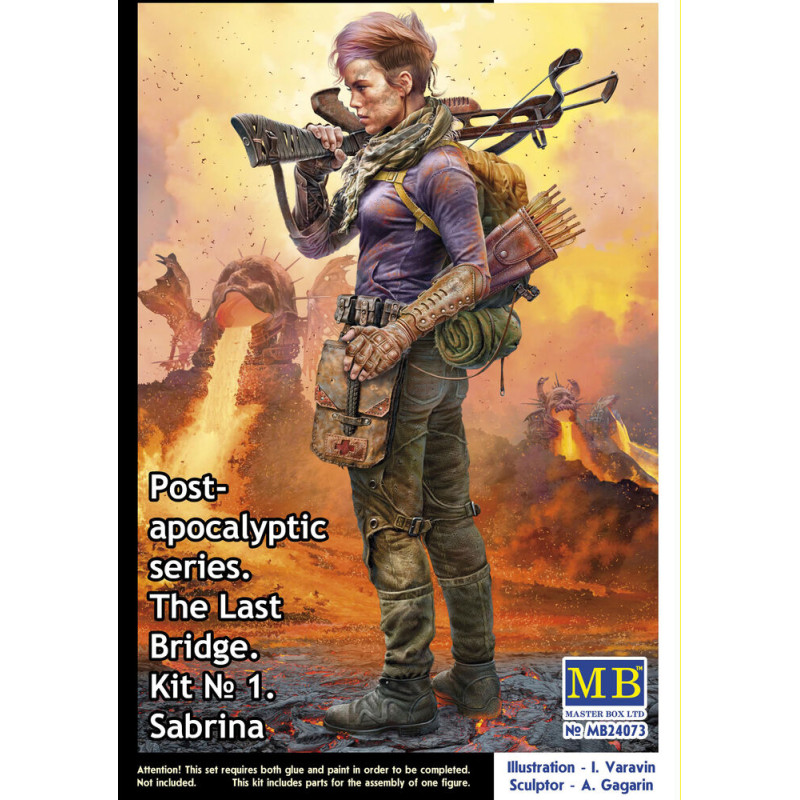Post-apocalyptique, Le dernier pont, Kit n°1, Sabrina - 1/24 - MASTER BOX 24073