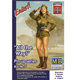 Série Pin,up, Kit n°7, All the Way! - 1/24 - MASTER BOX 24087
