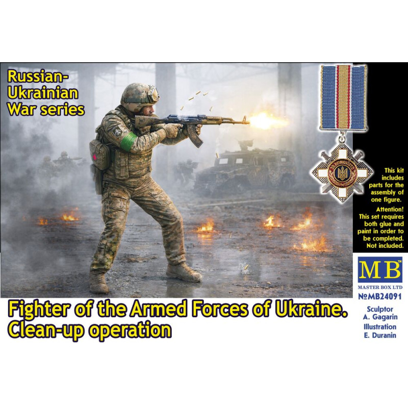 Combattant ukrainien, opération de nettoyage - 1/24 - MASTER BOX 24091