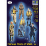 Pilotes célèbres de la Seconde Guerre mondiale, kit n°1 - 1/32 - MASTER BOX 3201