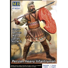 Guerres gréco-perses, kit n°5, fantassin lourd perse - 1/32 - MASTER BOX 32015