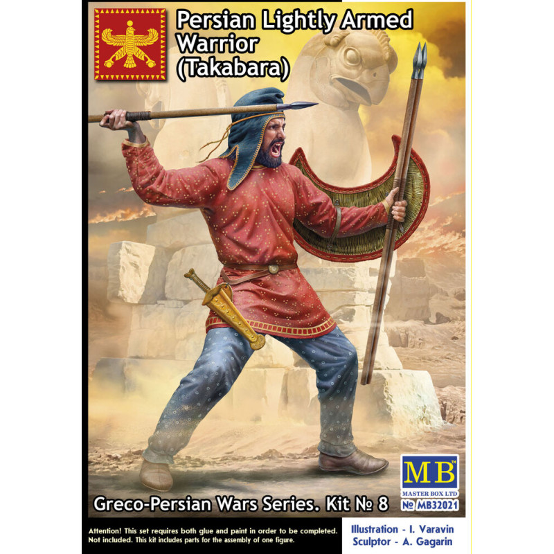 Guerrier perse léger (Takabara), Guerres - 1/32 - MASTER BOX 32021