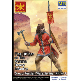 Guerres gréco-perses, Kit 9, Officier porte-étendard - 1/32 - MASTER BOX 32022