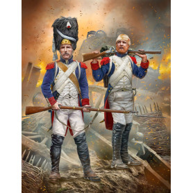 Époque des guerres napoléoniennes, La Vieille Garde - 1/32 - MASTER BOX 32024