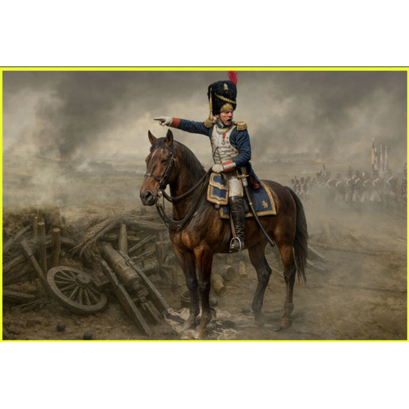 Guerres napoléoniennes, officier de la Vieille Garde - 1/32 - MASTER BOX 32025