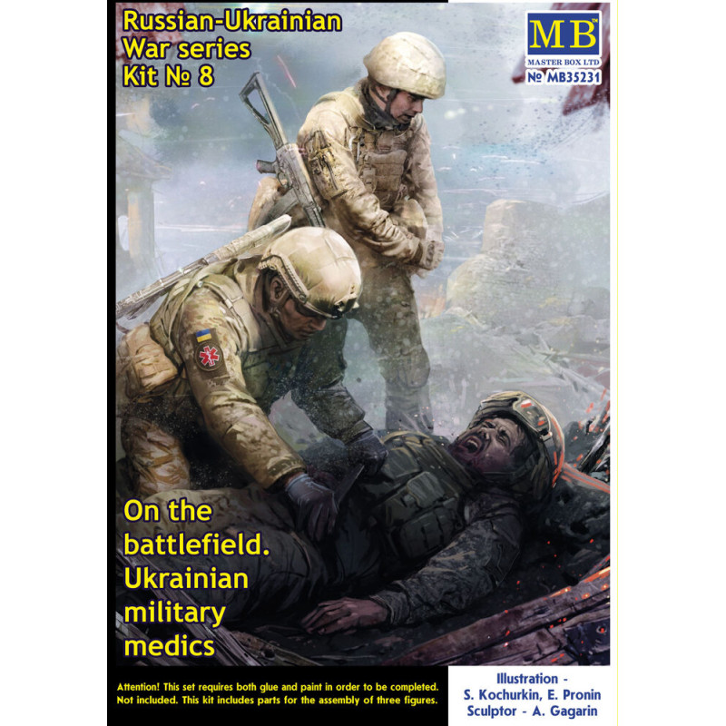 Médecins militaires ukrainiens, guerre russo-ukrainienne - 1/35 - MASTER BOX 35231