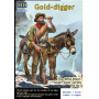 Chercheur d'or, Far West, Fièvre de l'or, kit n° 1 - 1/35 - MASTER BOX 35233
