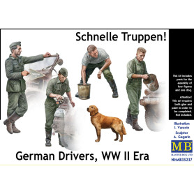 Schnelle Truppen, conducteurs allemands, époque WWII - 1/35 - MASTER BOX 35237