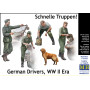 Schnelle Truppen, conducteurs allemands, époque WWII - 1/35 - MASTER BOX 35237
