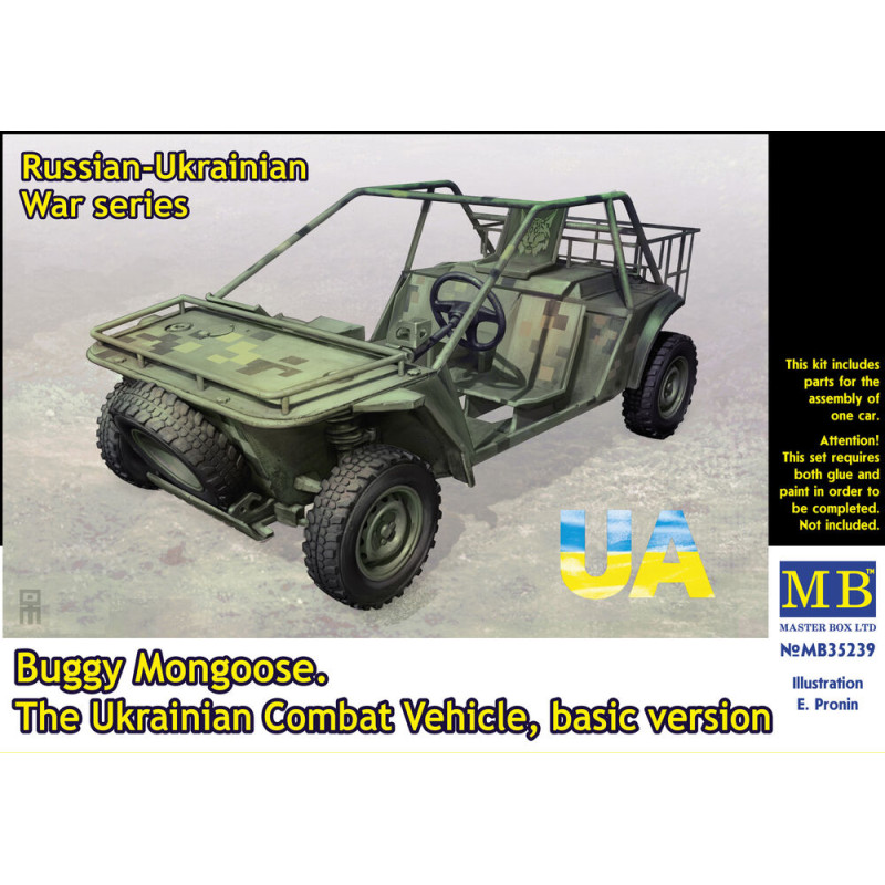Buggy Mongoose, véhicule ukrainien, version de base - 1/35 - MASTER BOX 35239