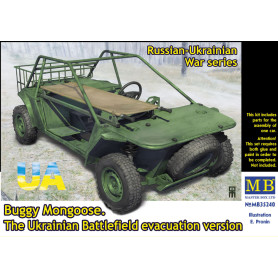 Buggy Mongoose, évacuation champ de bataille ukrainien - 1/35 - MASTER BOX 35240