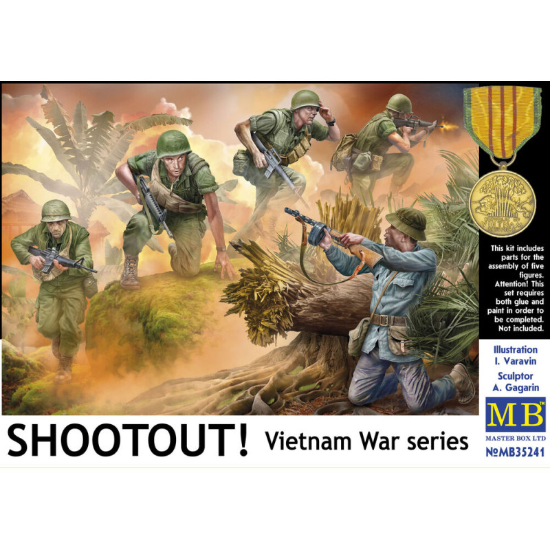 SHOOTOUT!, série Guerre du Vietnam - 1/35 - MASTER BOX 35241