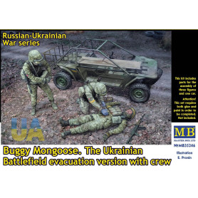 Buggy Mongoose, évacuation champ de bataille ukrainien - 1/35 - MASTER BOX 35246