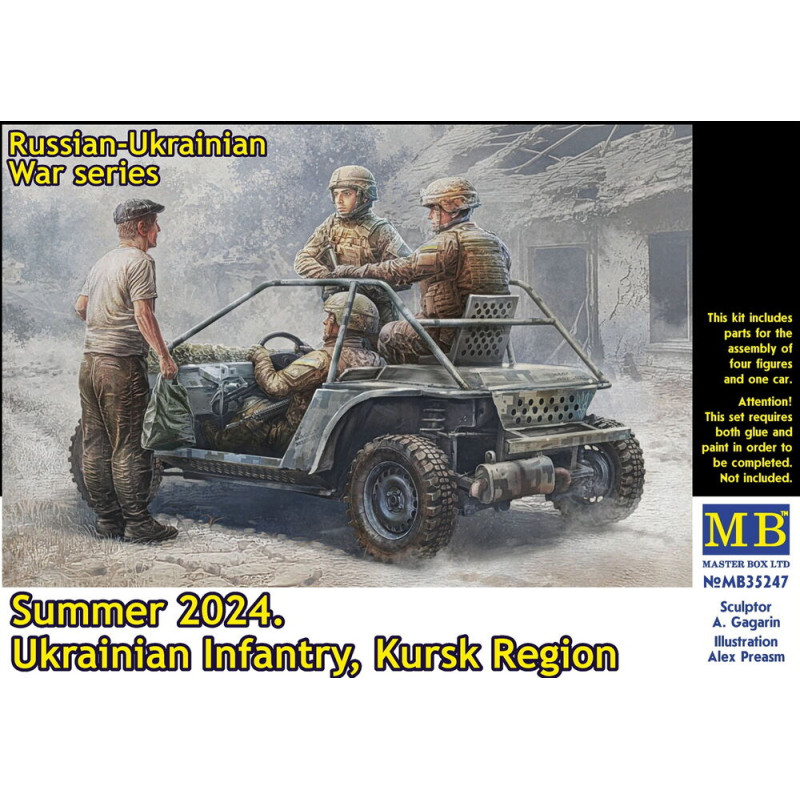 Infanterie ukrainienne, Koursk, été 2024 - 1/35 - MASTER BOX 35247
