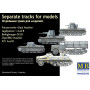 Chenilles à maillons séparés en plastique pour Pz.I - 1/35 - MASTER BOX 3505