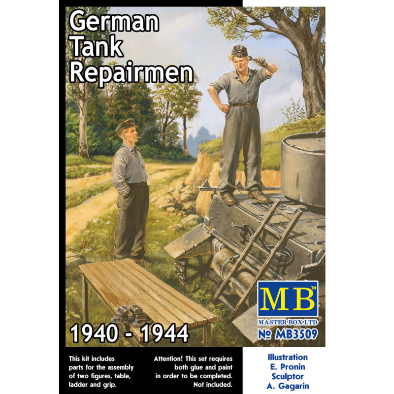 Mécanicien de char allemand (1940,1944) - 1/35 - MASTER BOX 3509
