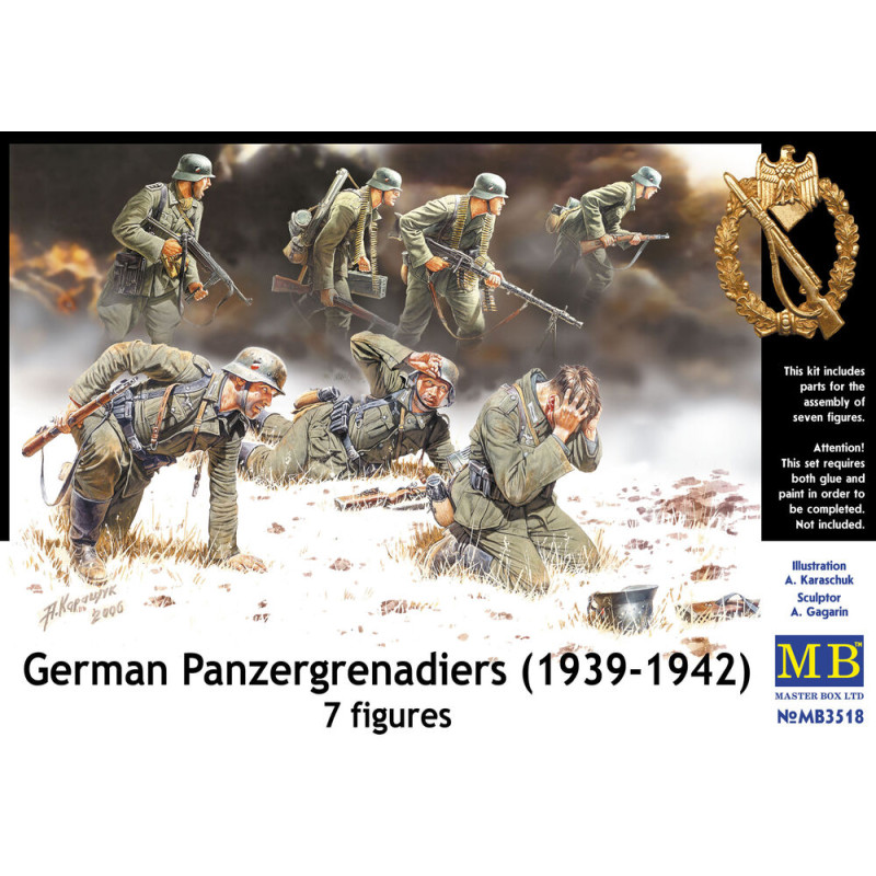 Panzergrenadiere Allemands, 1939,1942 - 1/35 - MASTER BOX 3518