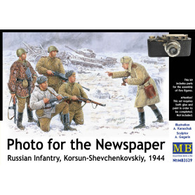Infanterie russe, Korsun 1944, photo pour le journal - 1/35 - MASTER BOX 3529