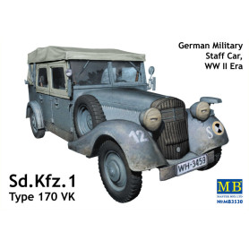Sd.Kfz.1 Type 170 VK, voiture d'état major allemande - 1/35 - MASTER BOX 3530