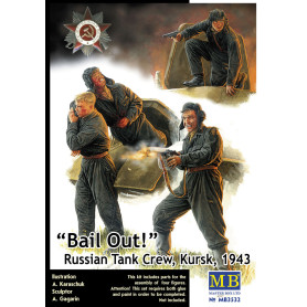 Bail Out!, équipage de char russe, Koursk 1943 - 1/35 - MASTER BOX 3532