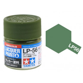 Tamiya LP-56 - Vert foncé 2 (mat) - Peinture laquée 10 ml