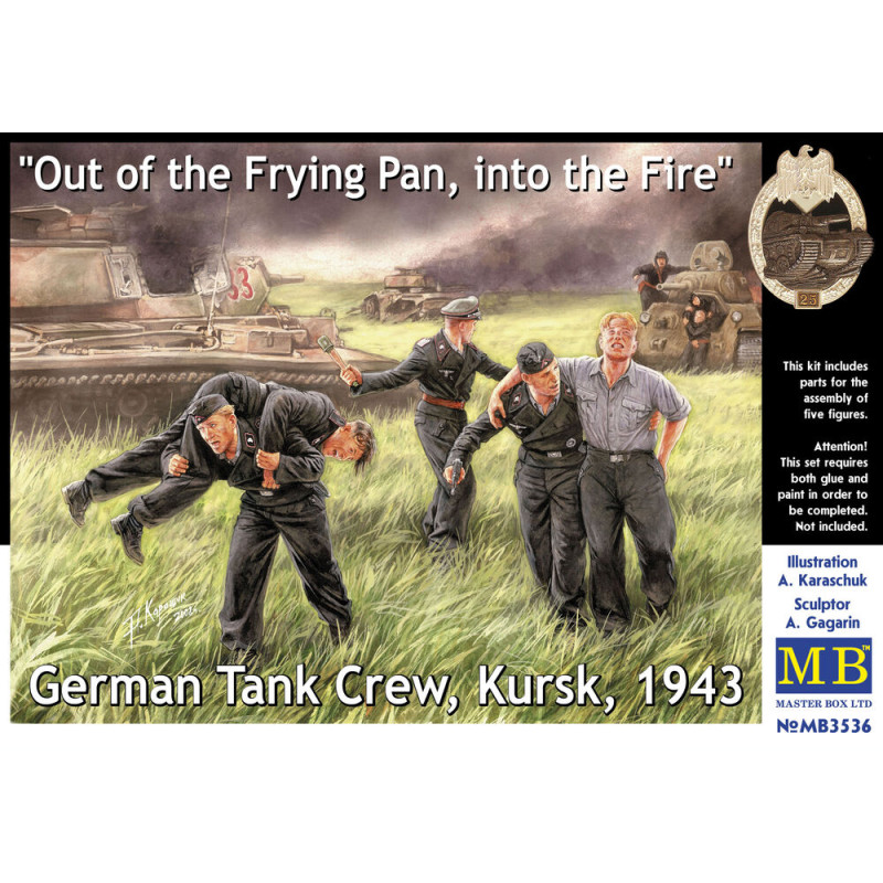 Tankistes allemands, Koursk 1943 - 1/35 - MASTER BOX 3536