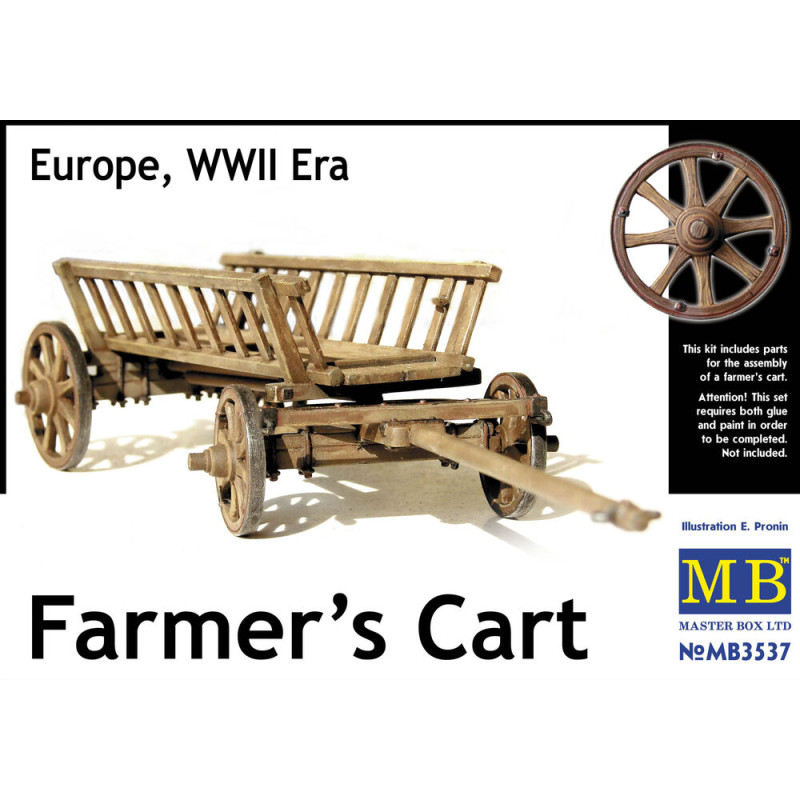 Chariot de fermier, Europe, WWII - 1/35 - MASTER BOX 3537